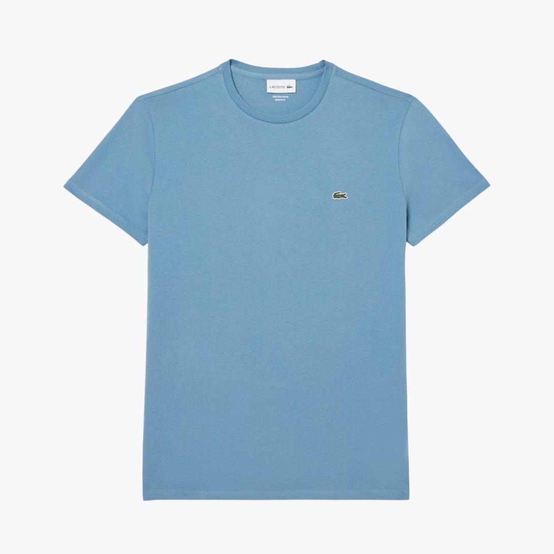 LC Cotton Pima T-shirt Lacoste Aurev Blue S