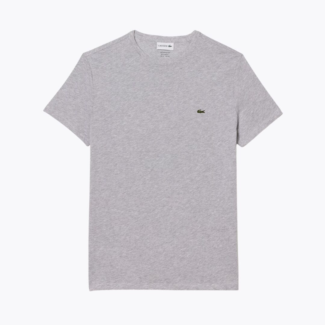 LC Cotton Pima T-shirt Lacoste Luxvian Light grey S