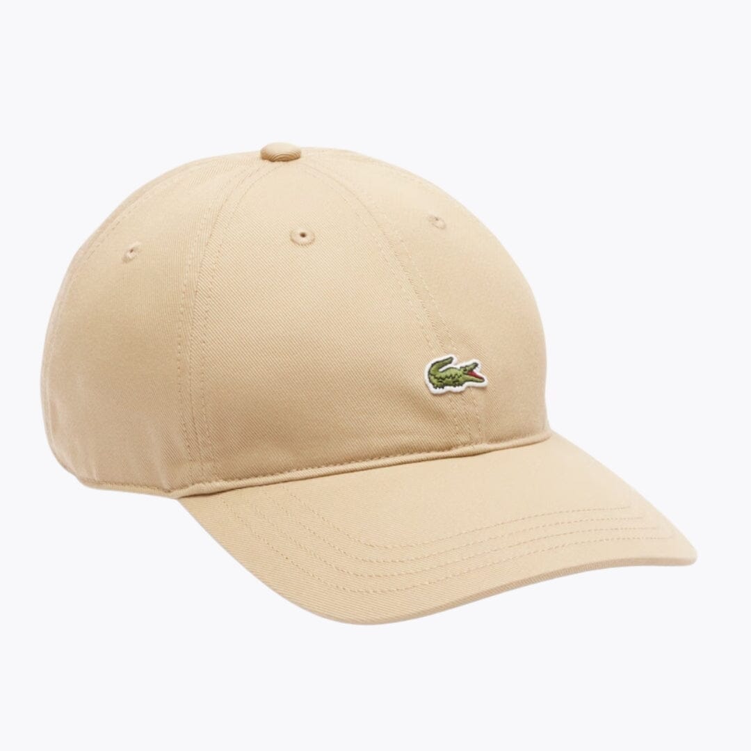 LC Cotton Twill Cap Lacoste Aurev Beige
