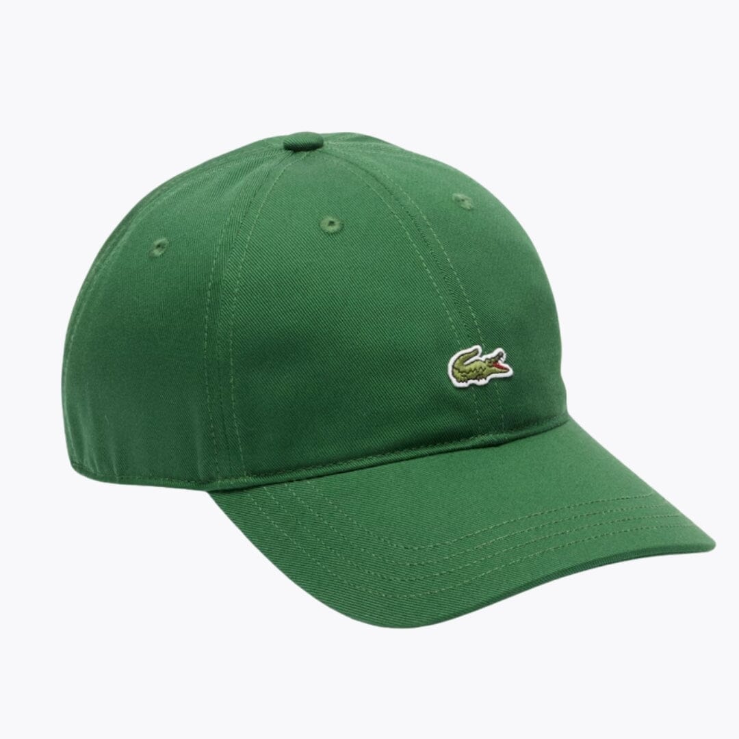 LC Cotton Twill Cap Lacoste Luxvian Pine green