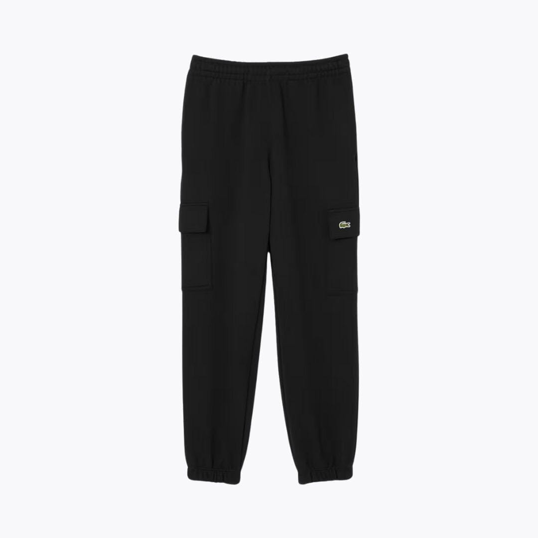 LC Fleece Cargo Sweatpants Lacoste Aurev Black S