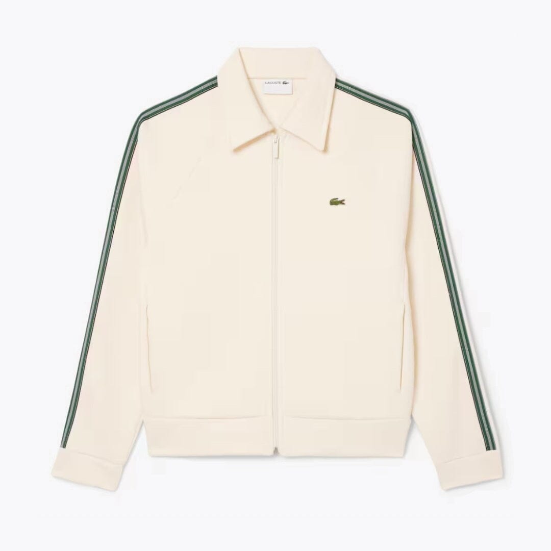 LC French Made Zipped Sweatshirt Lacoste Luxvian White S