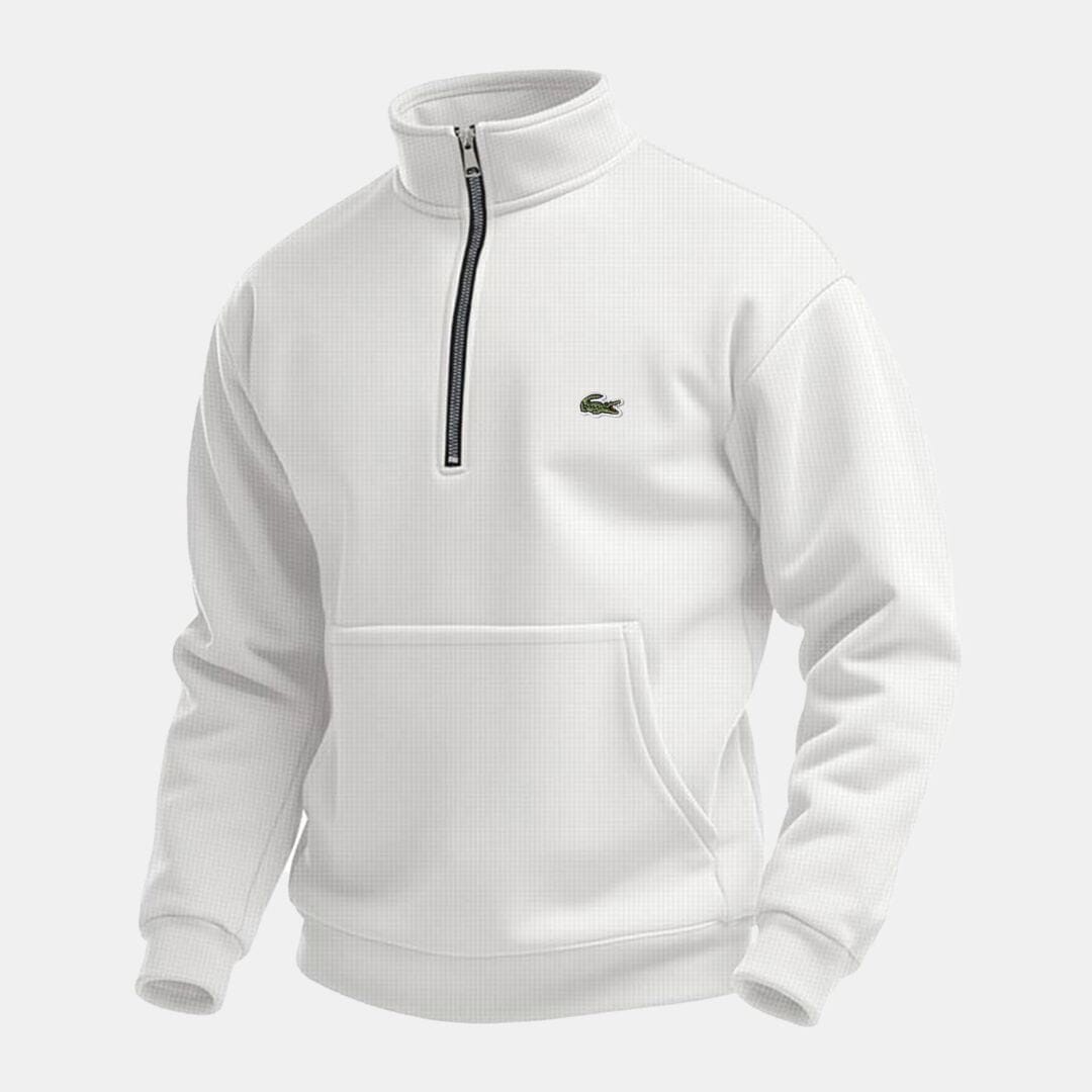 LC Half-Zip Sweatshirt (CLEARANCE) Lacoste Luxvian Light gray S