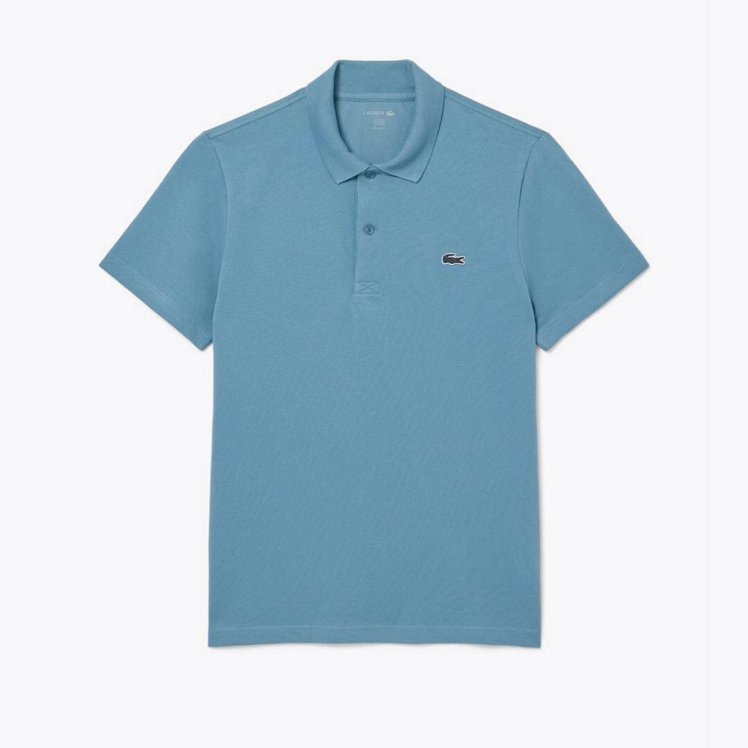 LC Regular Fit Cotton Blend Polo Shirt Lacoste Luxvian Blue S