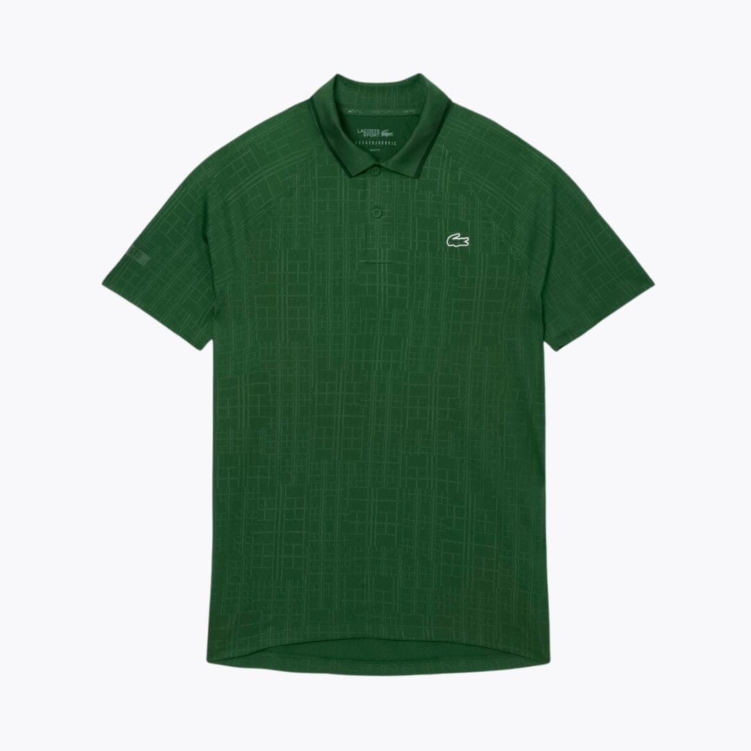 LC Tennis On Court Polo Shirt Lacoste Luxvian Green S