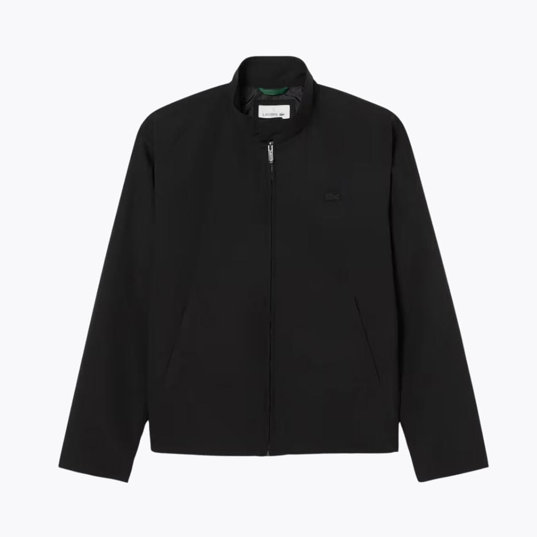 LC Water-Repellent Harrington Windbreaker Jacket Lacoste Aurev Black S