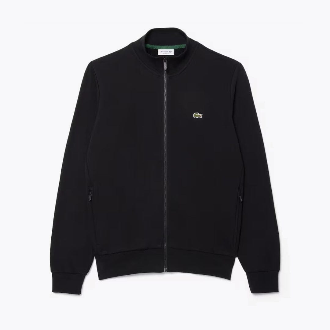 LC Zip-Up High Neck Fleece Sweatshirt Lacoste Aurev Black S
