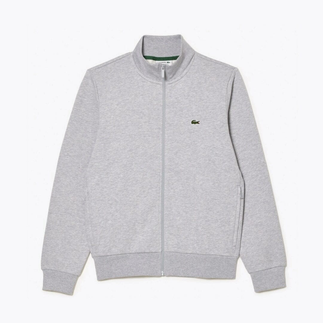 LC Zip-Up High Neck Fleece Sweatshirt Lacoste Luxvian Grey S