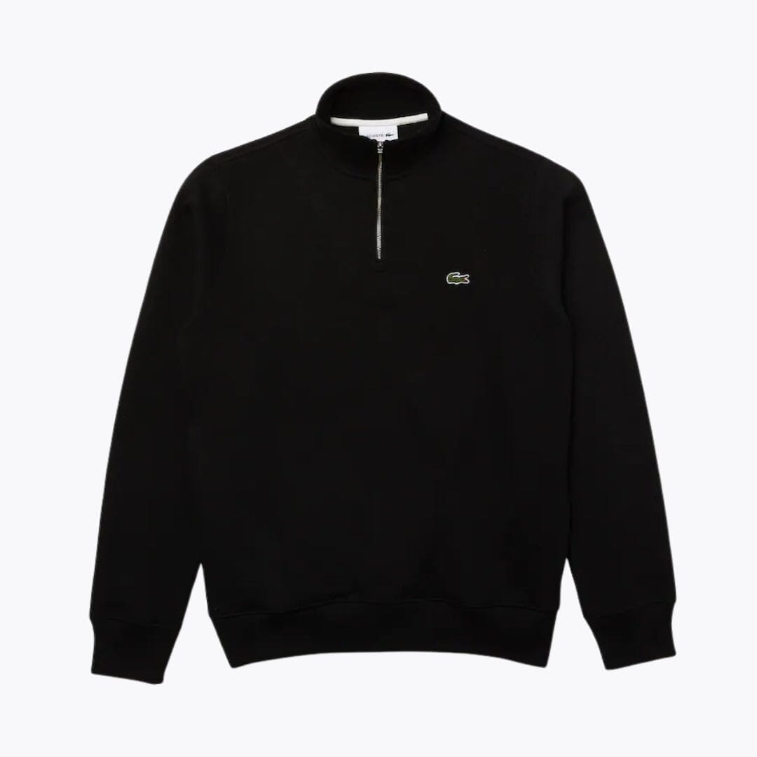 LC Zip-Up High Neck Sweatshirt Lacoste Luxvian Noir S