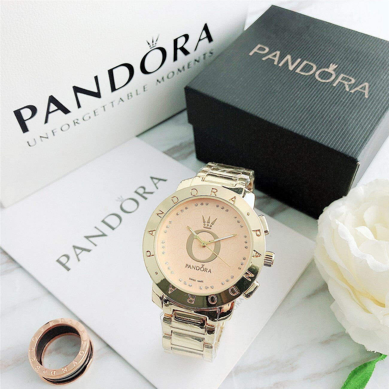 P A N D O R A Valentine's Pandora Luxvian Gold