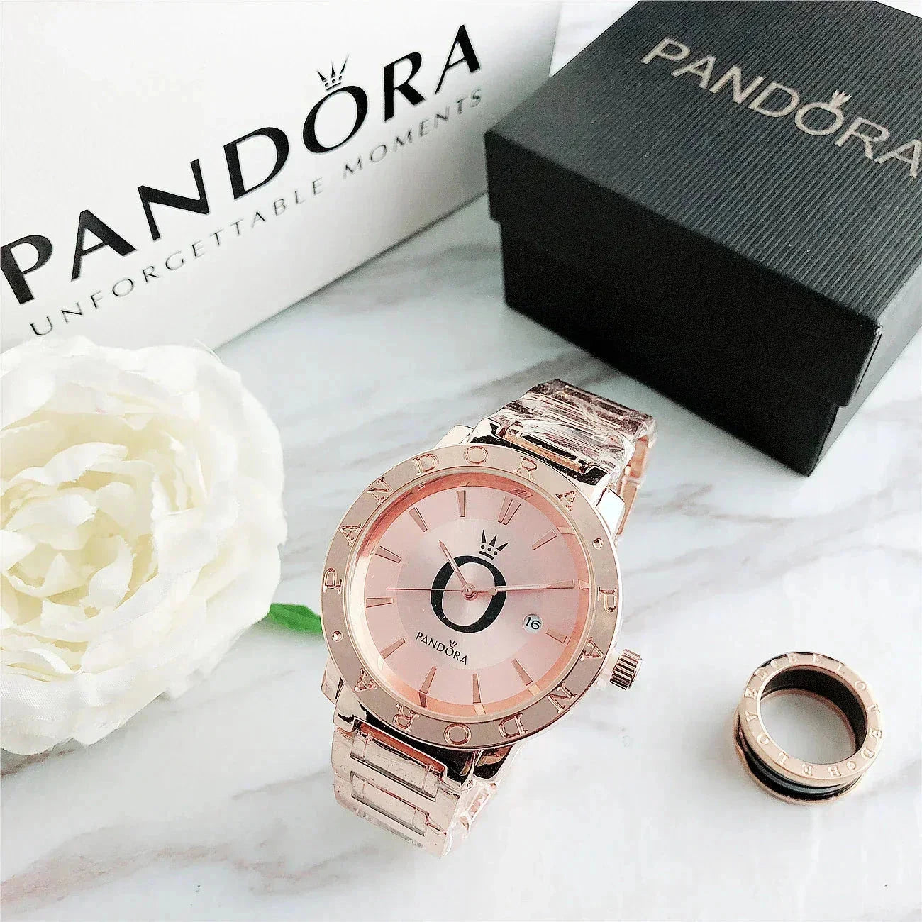 P A N D O R A Wristwatch Glamour Pandora Luxvian Rose