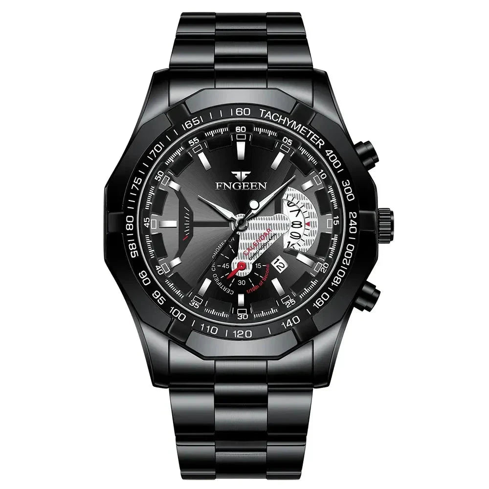 POEDAGAR Watch Engeen Poedagar Luxvian Black