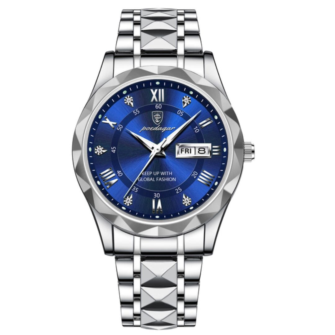 POEDAGAR Watch Majestic Poedagar Luxvian Majestic Blue