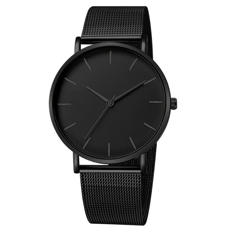 POEDAGAR Watch Monaco Poedagar Luxvian Minimalist Black