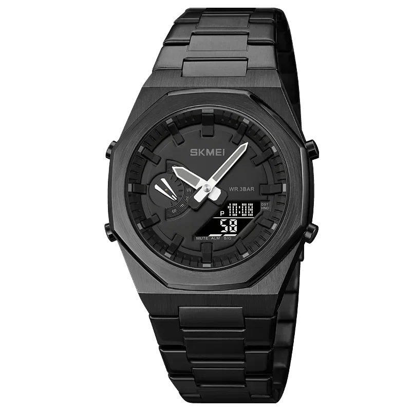 POEDAGAR Watch SKMEI Pro Poedagar Luxvian Black