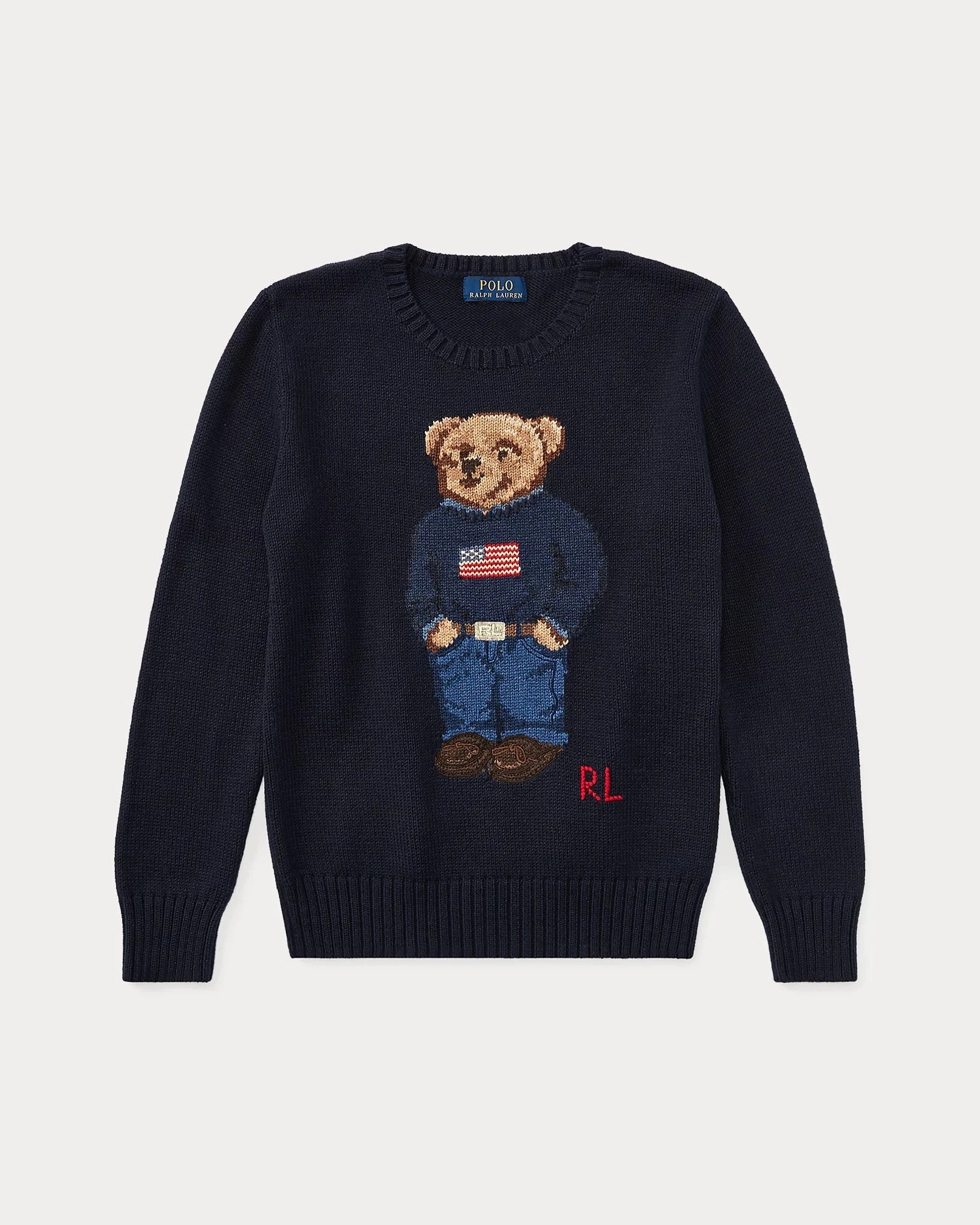 Polo Bear Cotton Sweater Ralph Lauren Luxvian