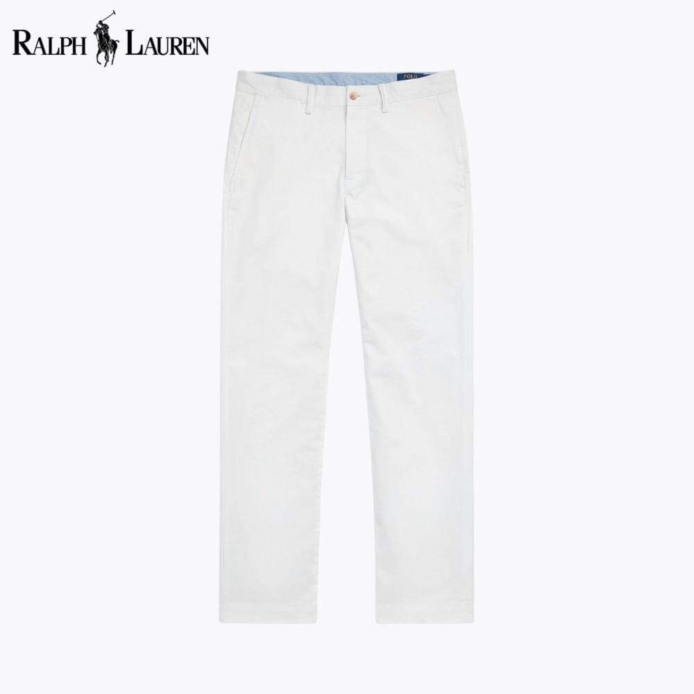 RL Bedford Washed Chino Trouser Ralph Lauren Aurev White 28