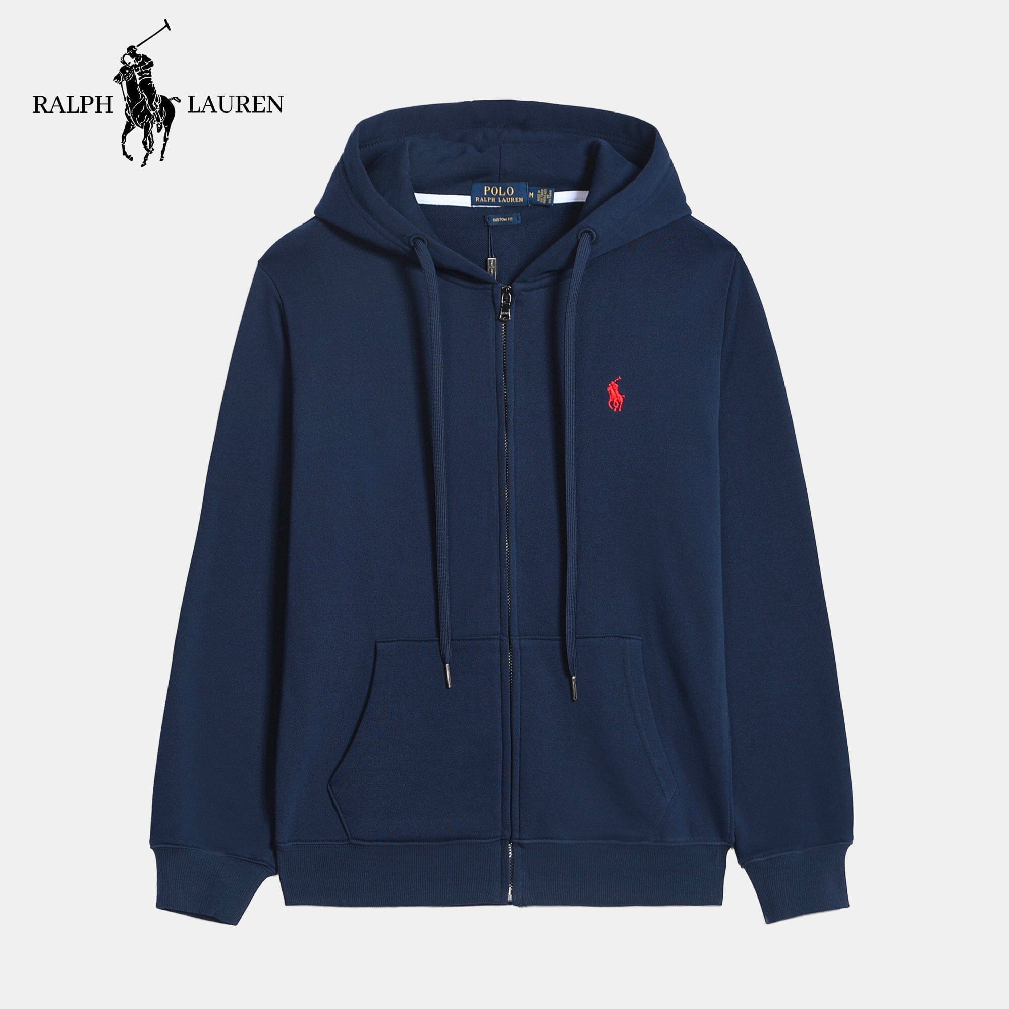 RL Men's Classic Hoodie Ralph Lauren Aurev Blue S