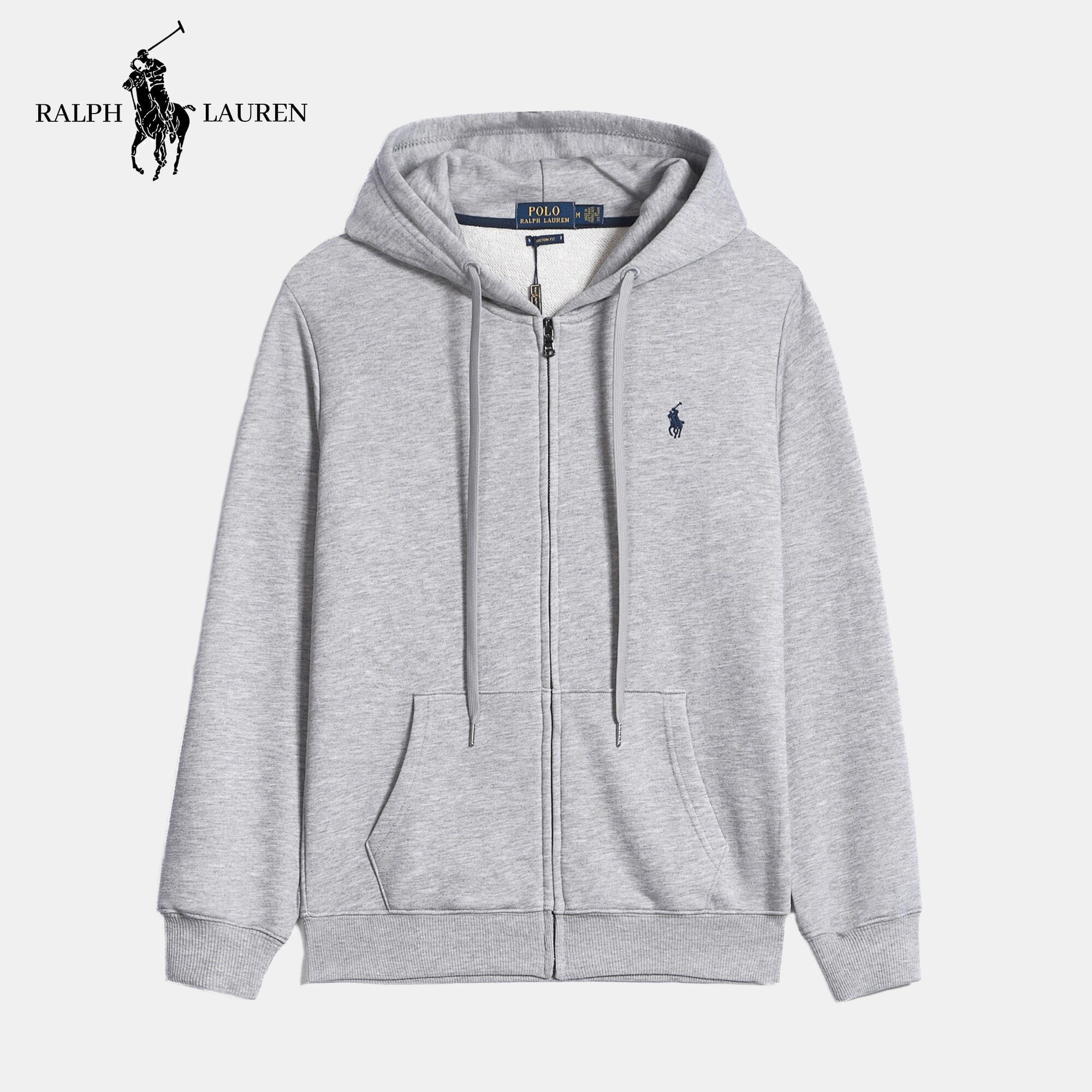 RL Men's Classic Hoodie Ralph Lauren Luxvian Gray S