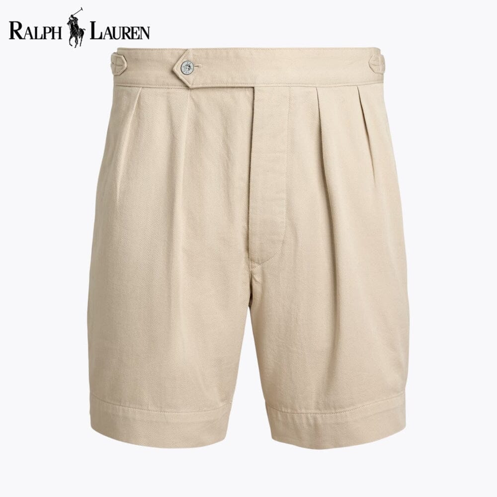 RL Relaxed Fit Pleated Twill Short Ralph Lauren Luxvian Khaki 28