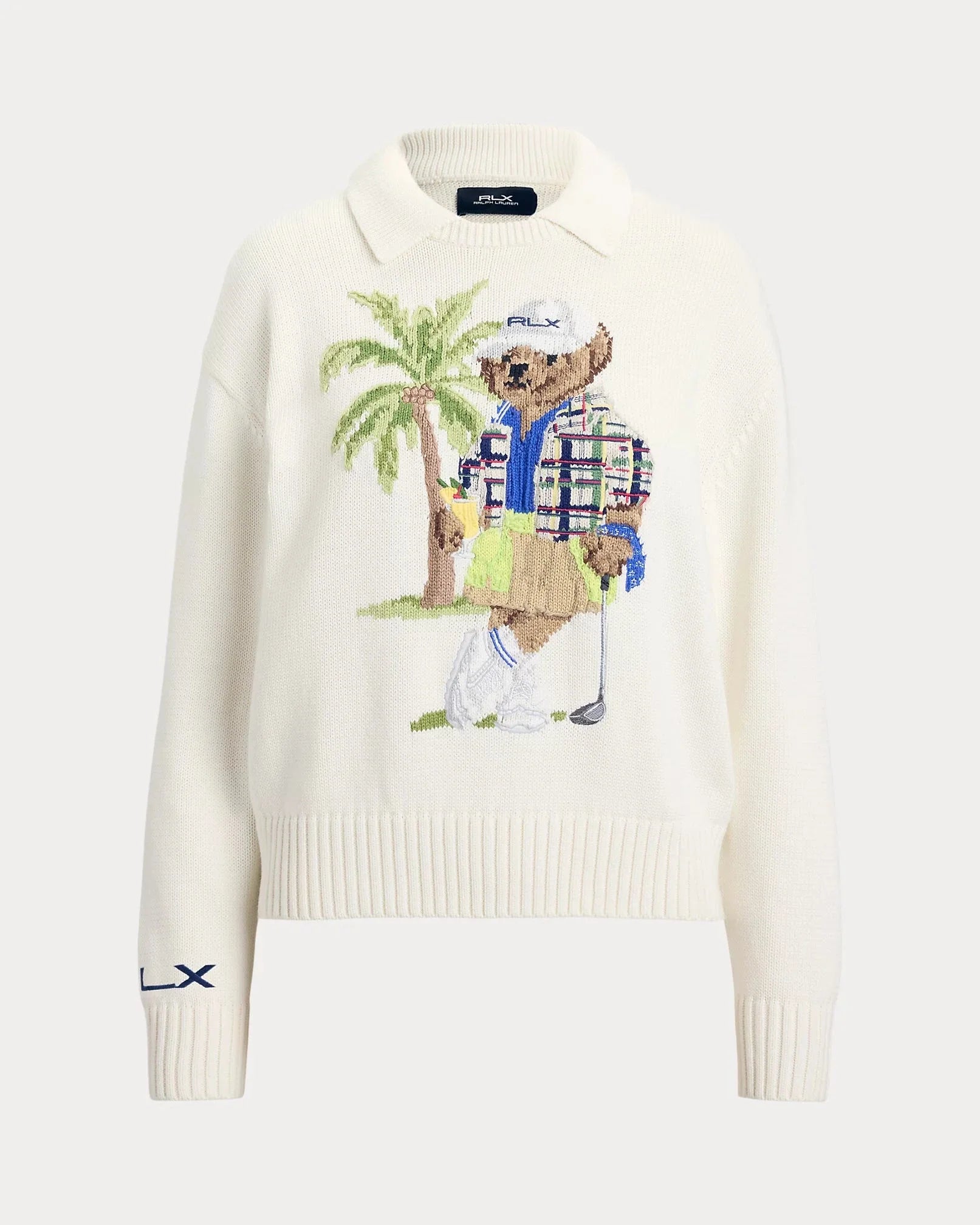RL Sweater | Polo Bear Performance Polo Sweater Multi Ralph Lauren Luxvian