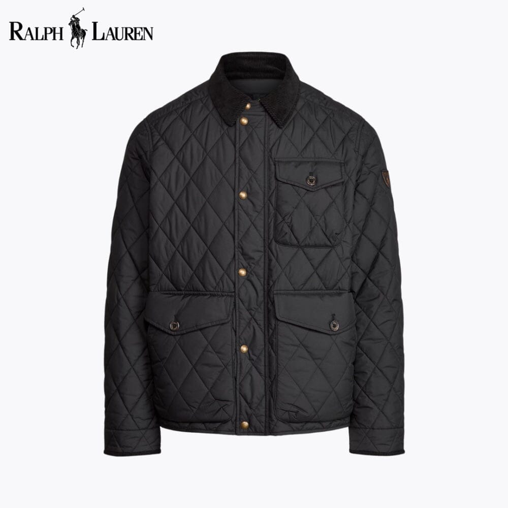 RL The Beaton Quilted Jacket Ralph Lauren Aurev Black S
