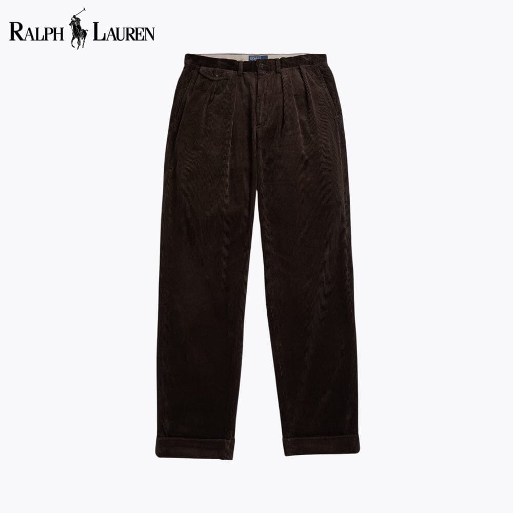 RL Whitman Relaxed Fit Corduroy Pant Ralph Lauren Aurev Brown 28