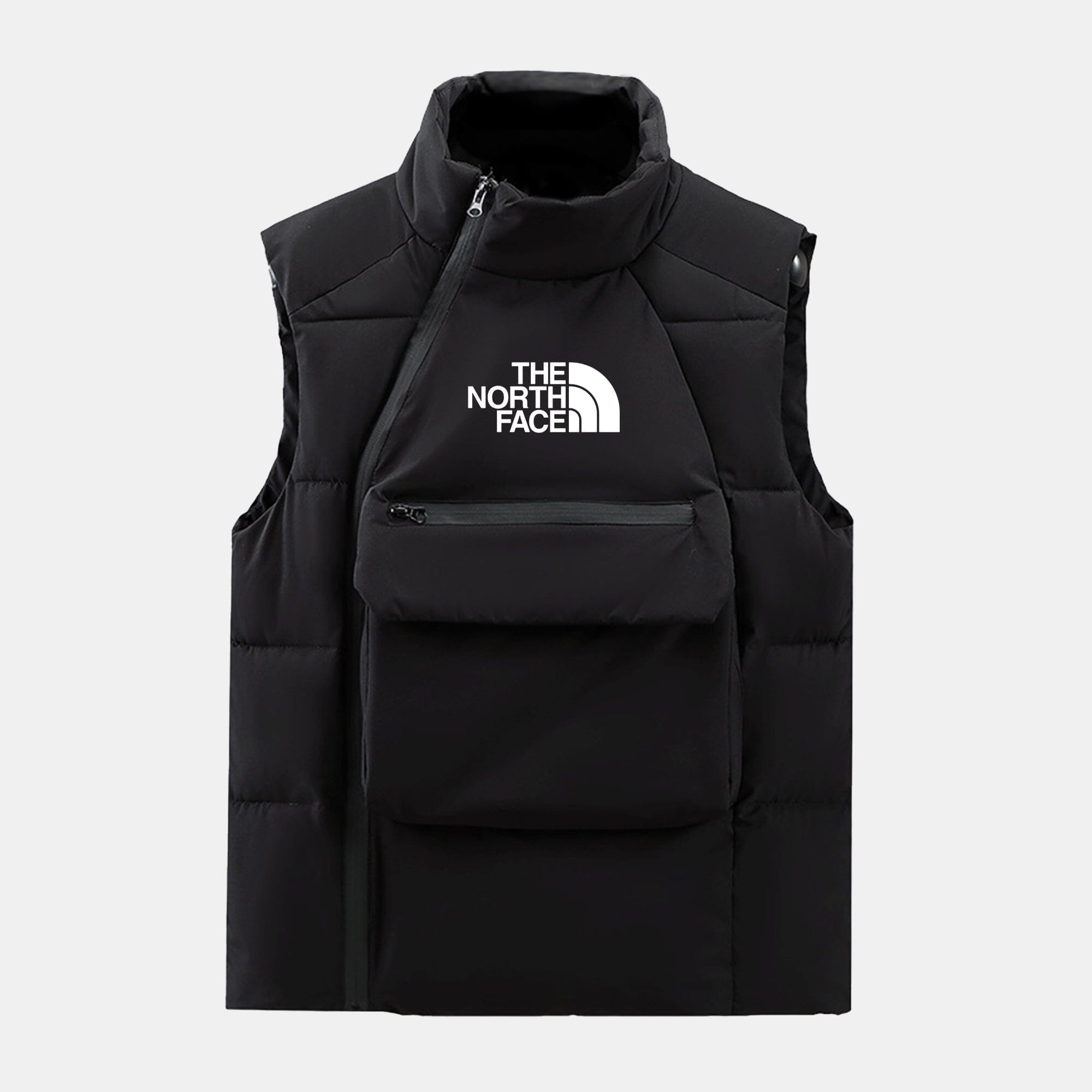 TNF Quilted Wool-Blend Cable-Knit Knit Sweater The North Face Luxvian Black S