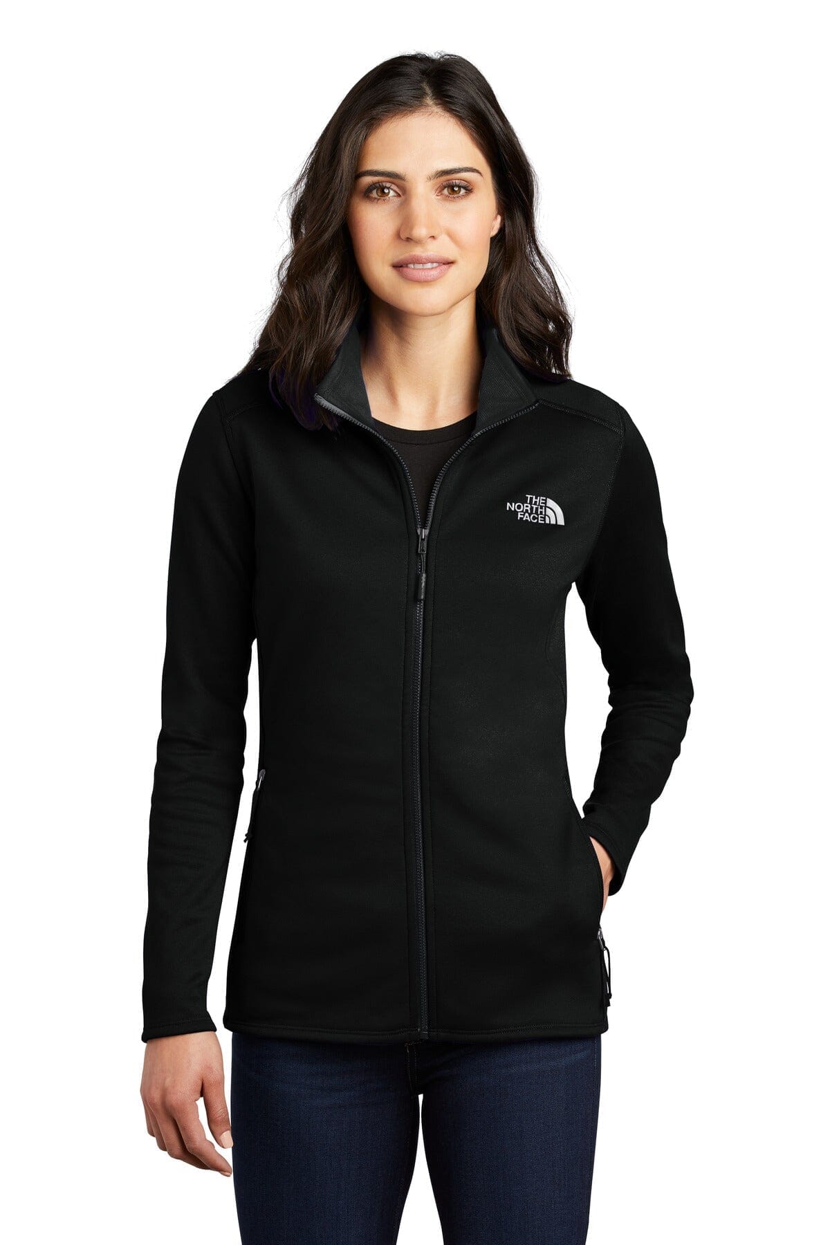 TNF Women's Skyline Full-Zip Fleece Jacket The North Face Luxvian TNF Black S