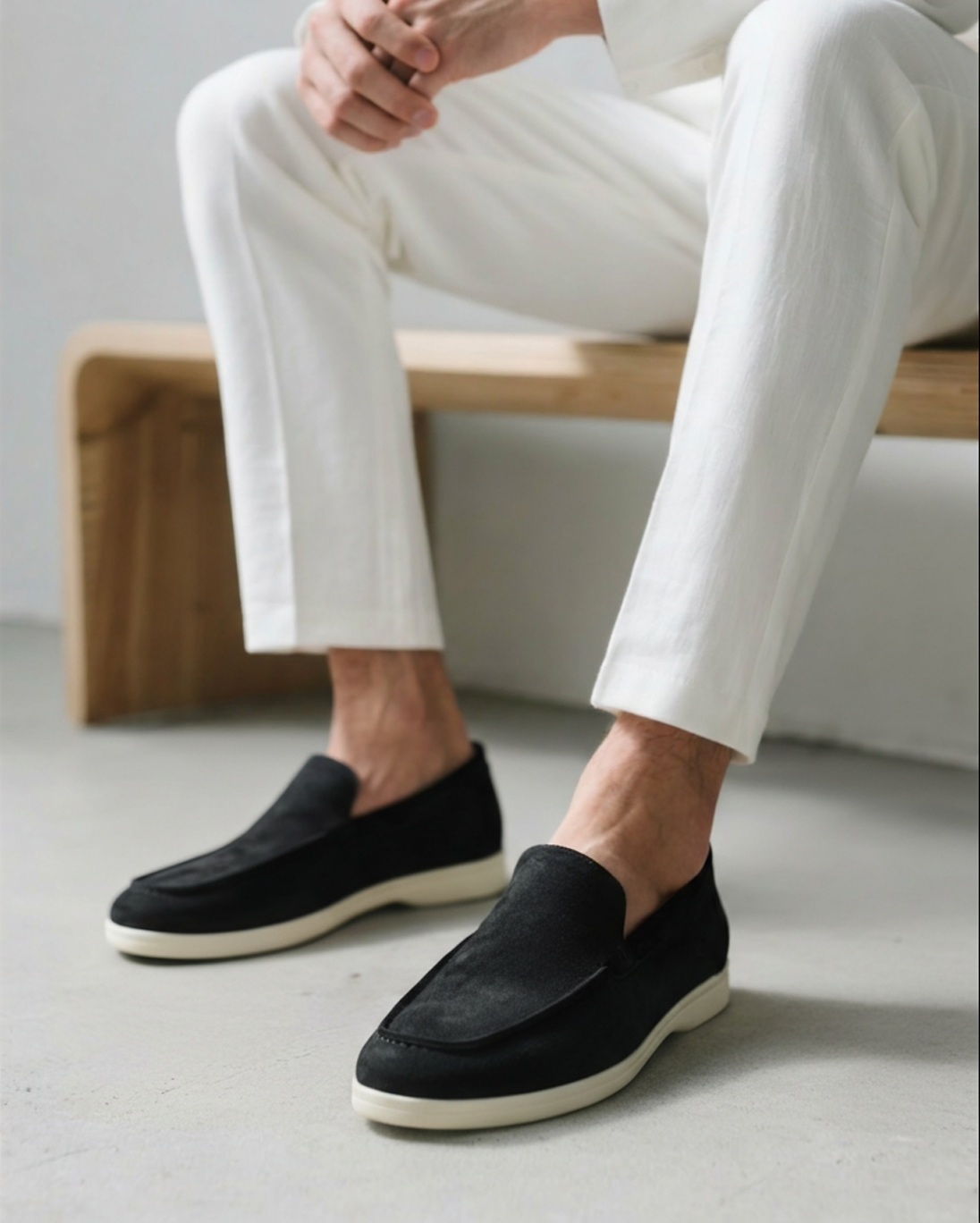 Wildleder Slipper