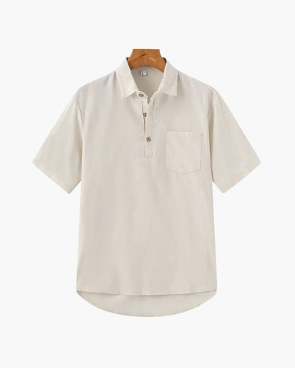 Casablanca - Leinen Polo Aurev Beige S 