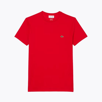 LC Cotton Pima T-shirt Lacoste Luxvian Rouge S 
