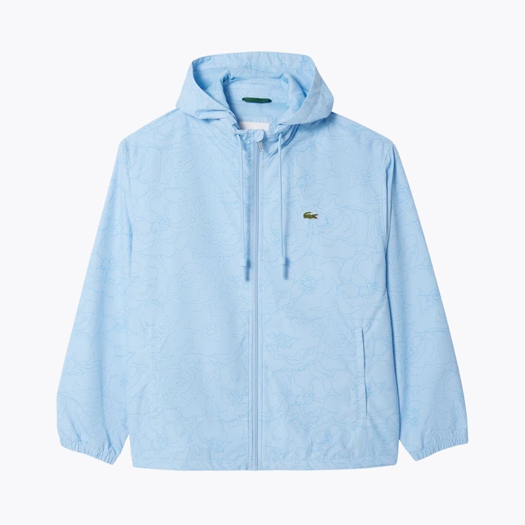 LC Flower Print Windbreaker Lacoste Luxvian Pale blue S 