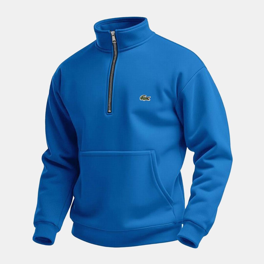 LC Half-Zip Sweatshirt (CLEARANCE) Lacoste Luxvian Blue S 