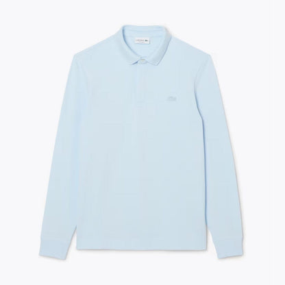 LC Regular Fit Paris Stretch Piqué Polo Shirt Lacoste Aurev Blue S 