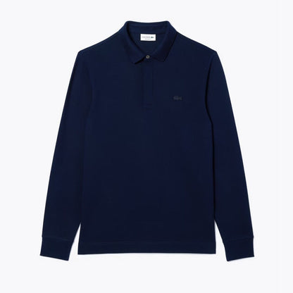 LC Regular Fit Paris Stretch Piqué Polo Shirt Lacoste Luxvian Midnight blue S 