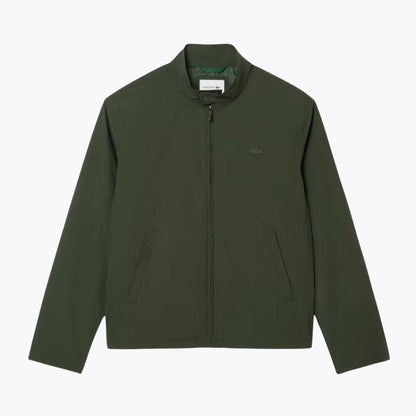 LC Water-Repellent Harrington Windbreaker Jacket Lacoste Luxvian Bottle green S 