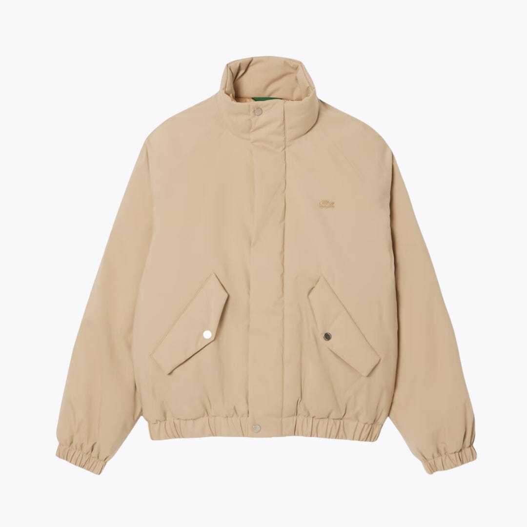 LC Water-Repellent Padded Jacket Lacoste Aurev Beige S 