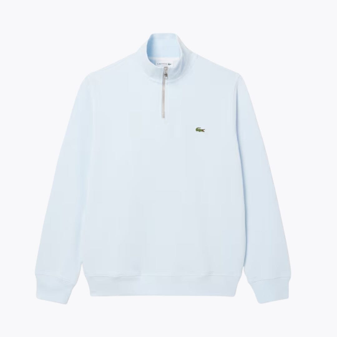 LC Zip-Up High Neck Sweatshirt Lacoste Luxvian Light Blue S 