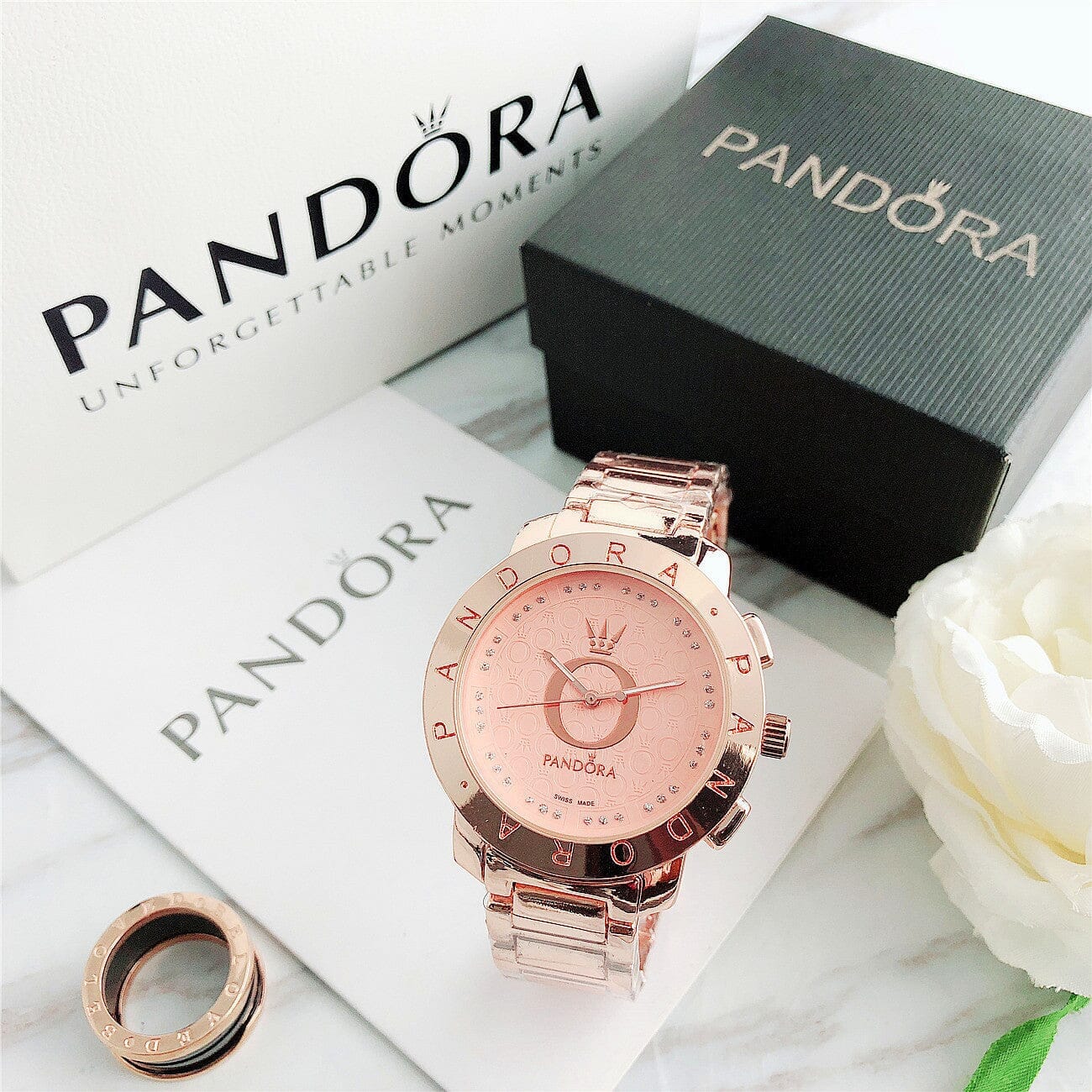 P A N D O R A Valentine's Pandora Luxvian Rose 
