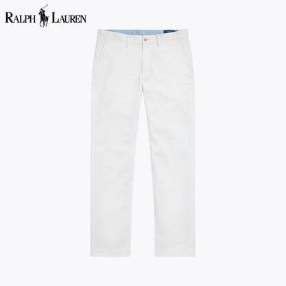 RL Bedford Washed Chino Trouser Ralph Lauren Aurev White 28 