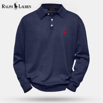 RL Cable-Knit Wool Knit Sweater Ralph Lauren Luxvian Navy blue S 