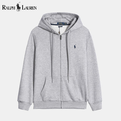 RL Classic Essential Cotton Hoodie Ralph Lauren Luxvian Grey S 