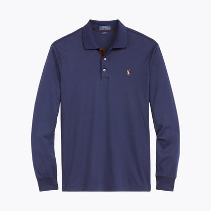 RL Classic Fit Soft Cotton Polo Shirt Ralph Lauren Luxvian Refined Navy S 