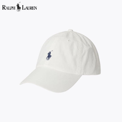 RL Cotton Chino Ball Cap Ralph Lauren Luxvian White 