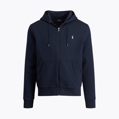 RL Double-Knit Full-Zip Hoodie Ralph Lauren Aurev Aviator Navy S 