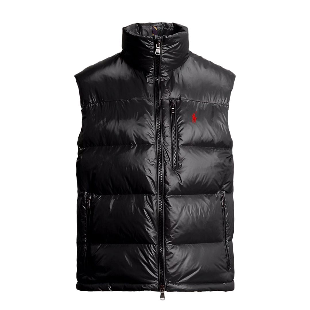 RL | Gilet Signature Homme – Déstockage Ralph Lauren Luxvian Black Prestige XS 