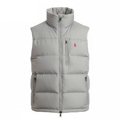 RL | Gilet Signature Homme – Déstockage Ralph Lauren Luxvian Gris Clair XS 