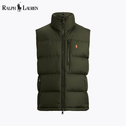 RL Gorham Down Gilet Ralph Lauren Aurev Olive Green S 