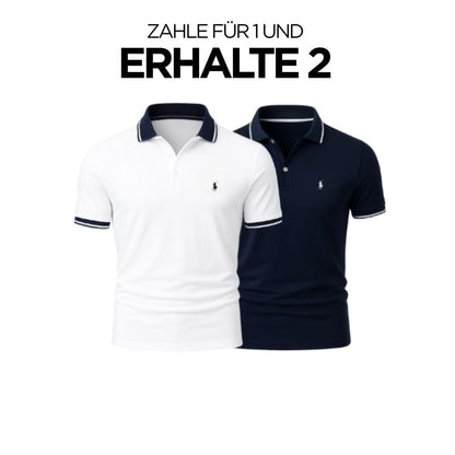 RL (KAUFE 1, ERHALTE 2) - Premiere Polo Shirt Kit – Professional Line by (2-Pack) Ralph Lauren Luxvian 